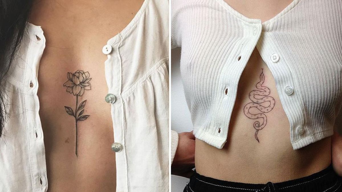 Gorgeous Sternum Tattoos By Sophie Gibbons  Tattoodo
