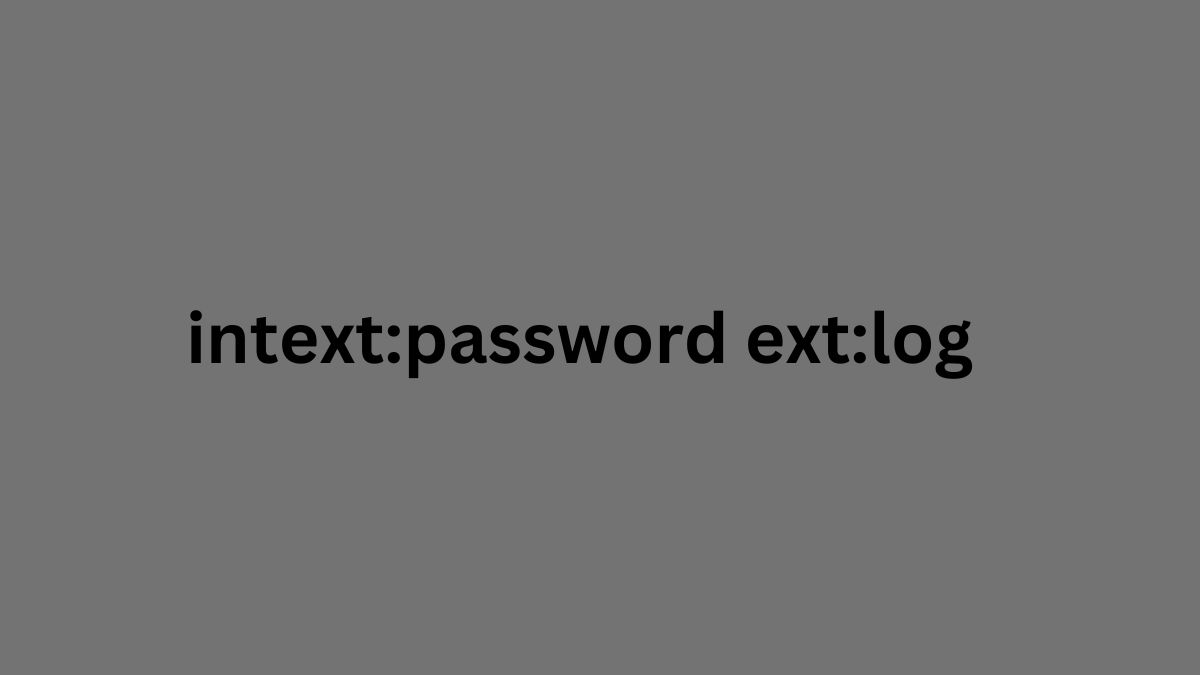 intext:password ext:log