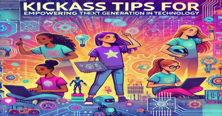Kickass Tips for FutureTechGirls: Empowering the Next Generation in Technology