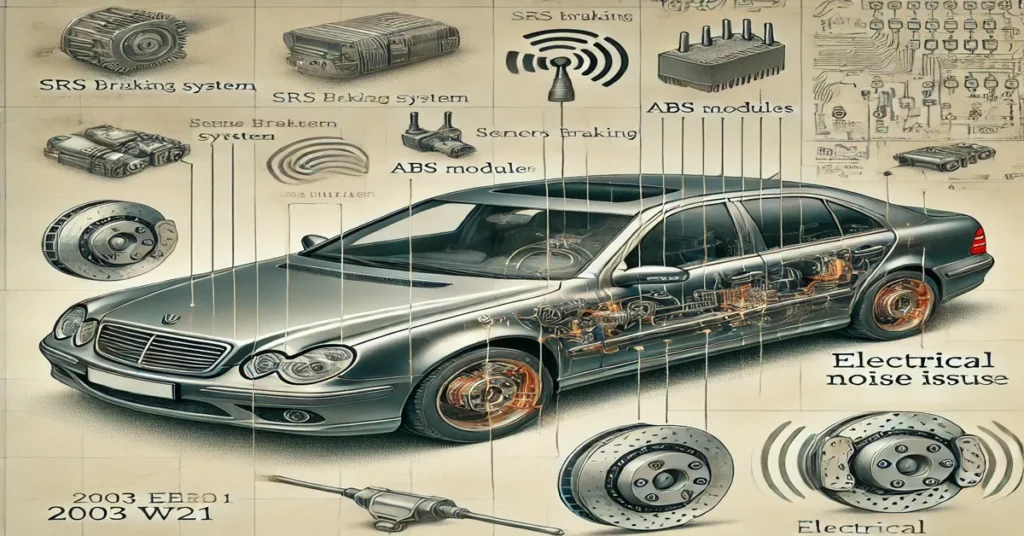 Understanding the 2003 E500 W211 SRS Braking System and Electrical Noise Issues
