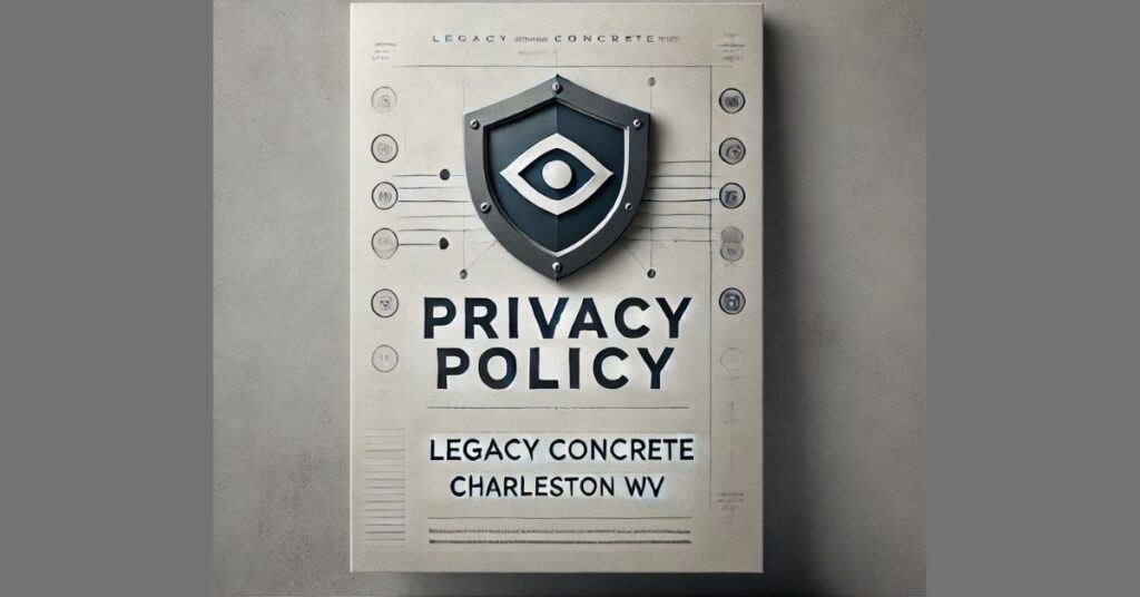 Privacy Policy for Legacy Concrete Charleston WV