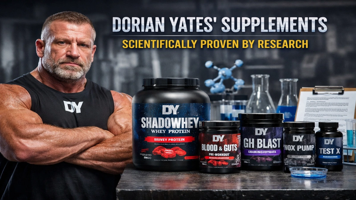 Dorian Yates' Supplements Scientifically Proven by Research