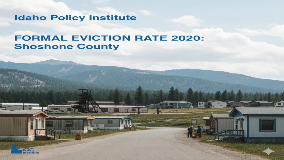 Idaho Policy Institute Formal Eviction Rate 2020 Shoshone County