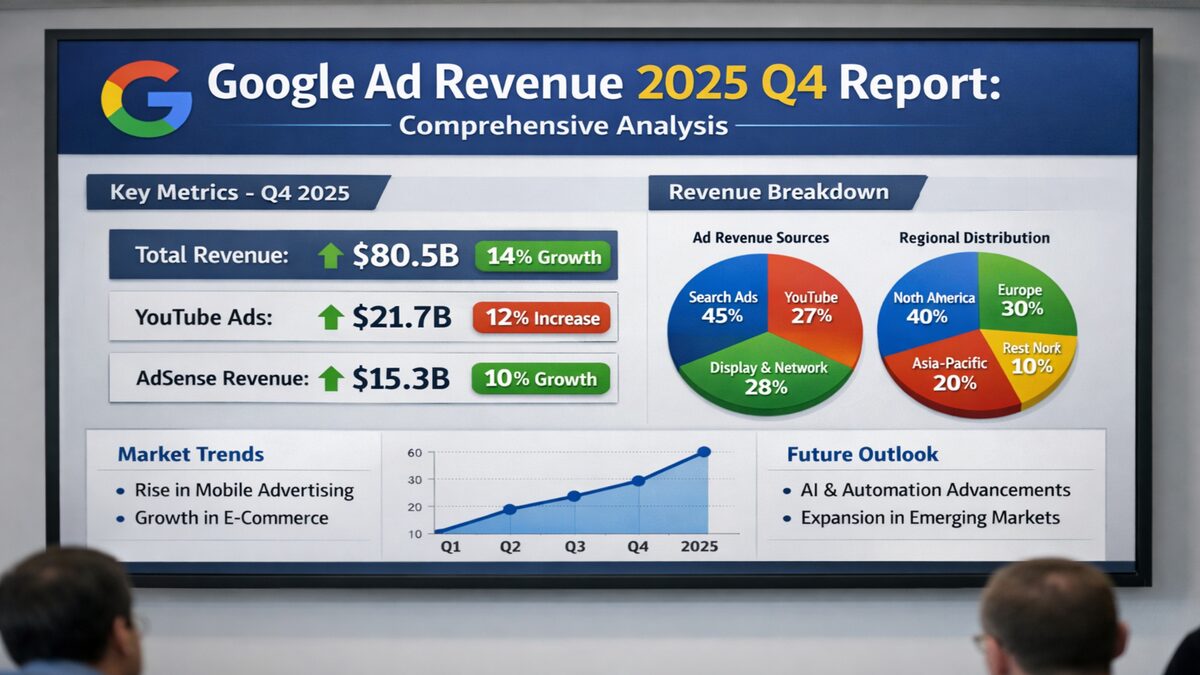 Google Ad Revenue 2025 Q4 Report