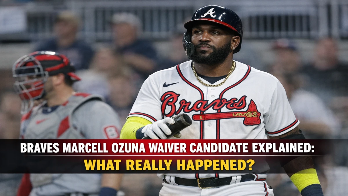 Braves Marcell Ozuna Waiver Candidate