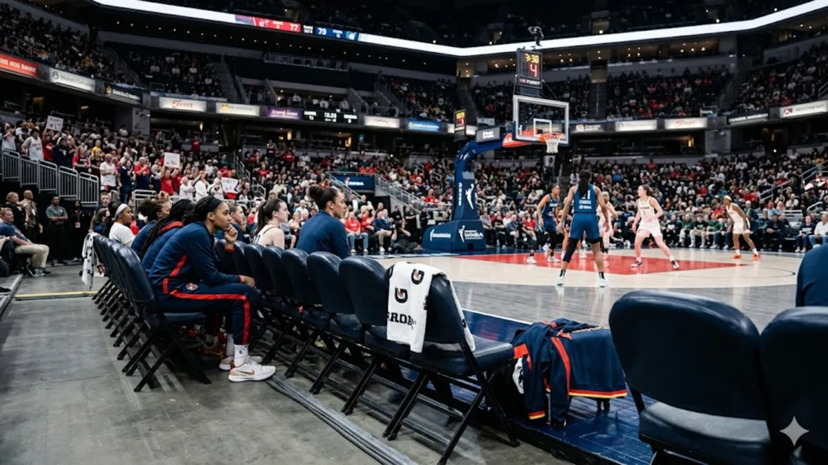 caitlin clark out indiana fever play minnesota lynx sunday