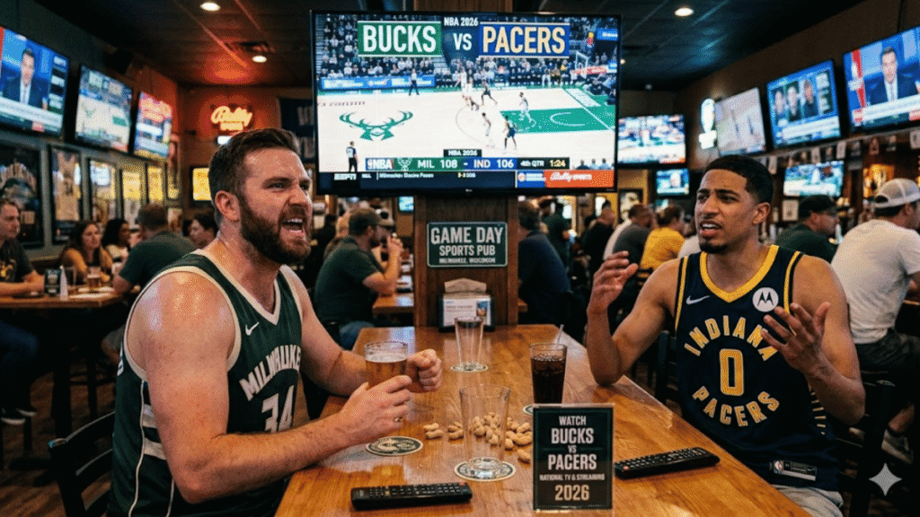 Where to Watch Milwaukee Bucks vs Pacers