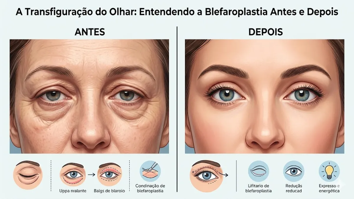 Blefaroplastia Antes e Depois