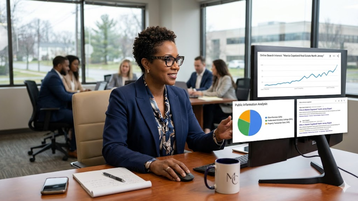 Marcia Copeland Real Estate North Jersey Black Woman With Glasses