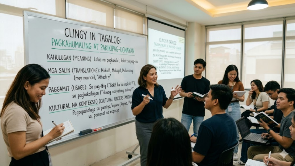 Clingy in Tagalog