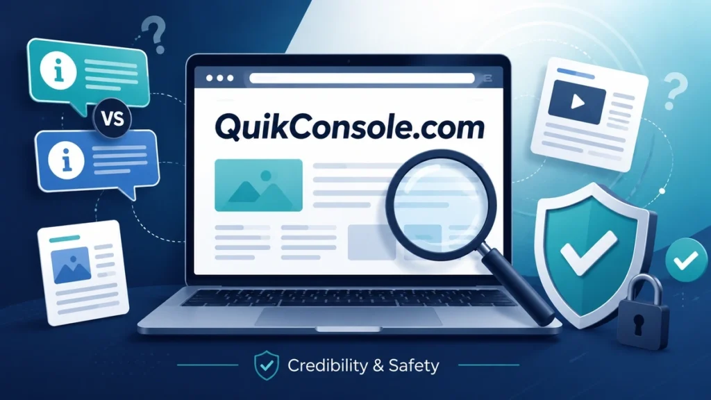 QuikConsole Com Explained: What the Website Is, Its Content, Safety, and Trust