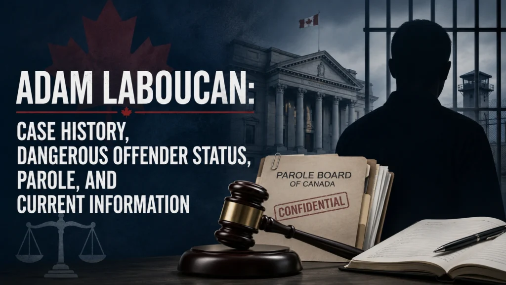 Adam Laboucan: Case History, Dangerous Offender Status, Parole, and Current Information